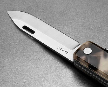 The Ellis Scissors - Desert Tortoise/Stainless - Eco-Acetite