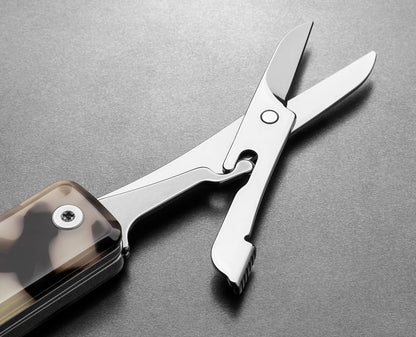 The Ellis Scissors - Desert Tortoise/Stainless - Eco-Acetite