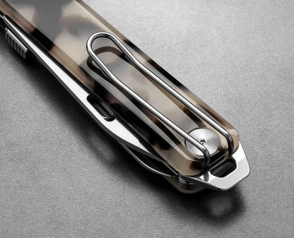 The Ellis Scissors - Desert Tortoise/Stainless - Eco-Acetite
