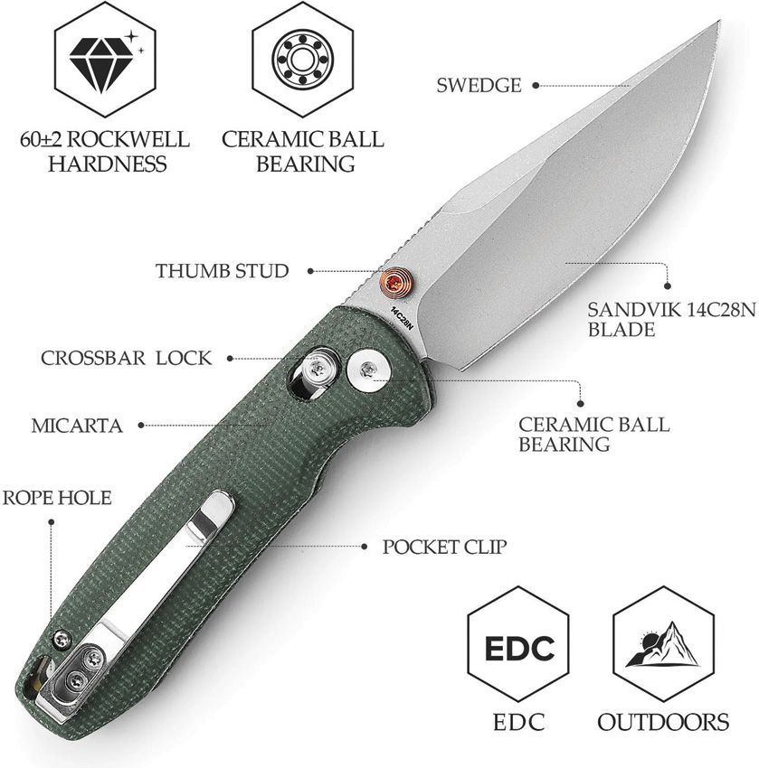 Butterfly Crossbar Lock Green