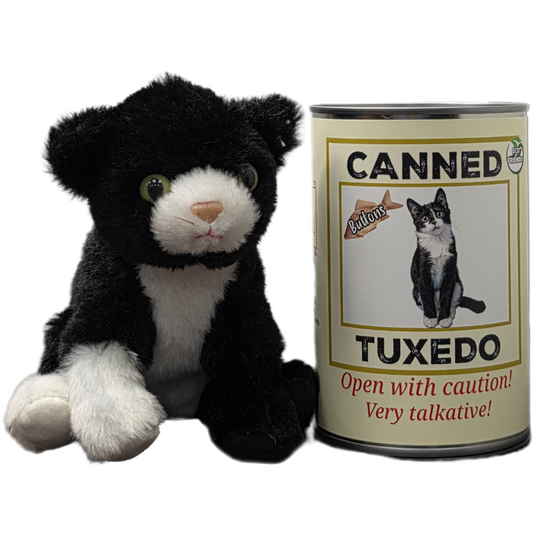Canned Tuxedo Cat