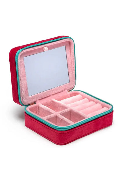 Strawberry Jewelry Zip Case