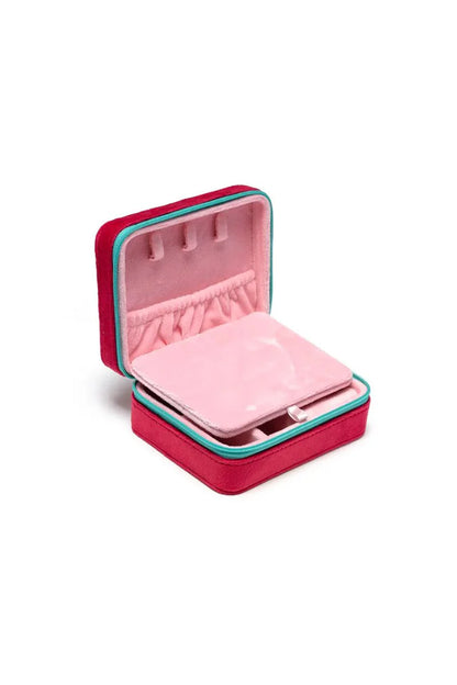 Strawberry Jewelry Zip Case