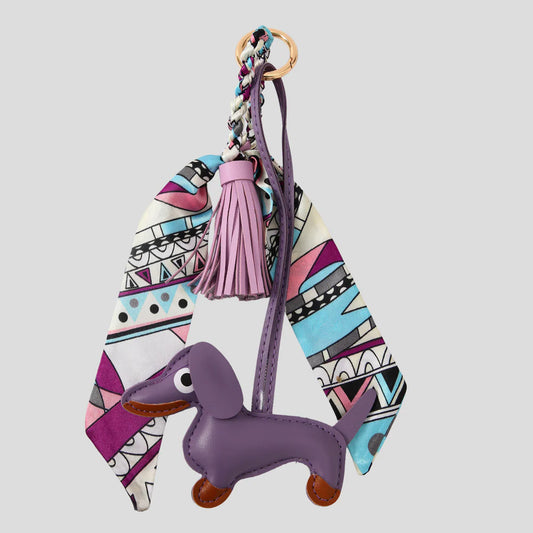 Dog Bag Charm - Lilac