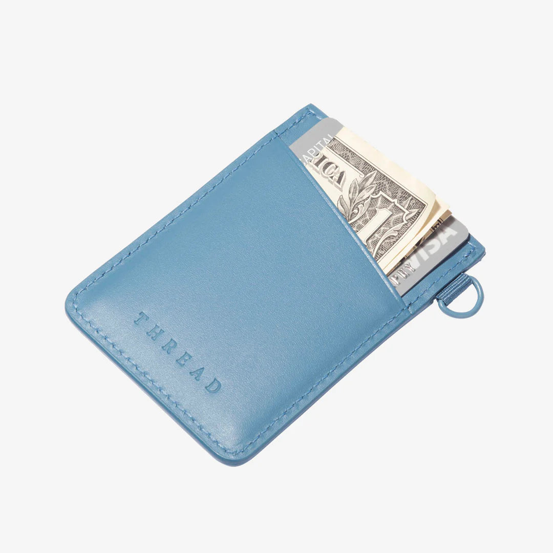 Surf Blue Vertical Wallet