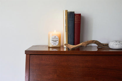 Vista 5 oz Candle - Worn Leather & Smoke