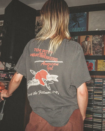 Women's Tom Petty American Girl Vintage Tee - Black