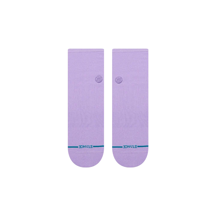 Fine Rib Quarter - Purple - MD