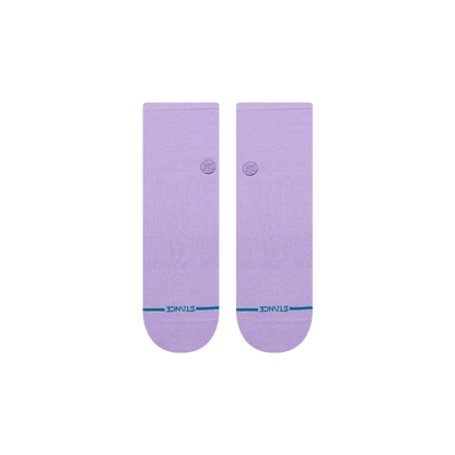 Fine Rib Quarter - Purple - MD