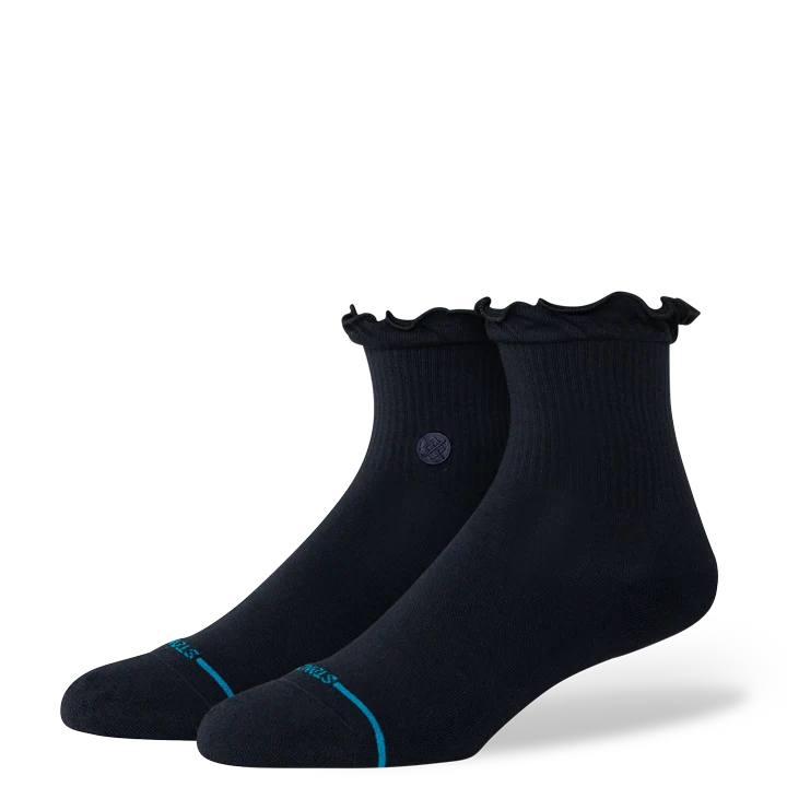 Ruffle Icon Quarter - Black - MD