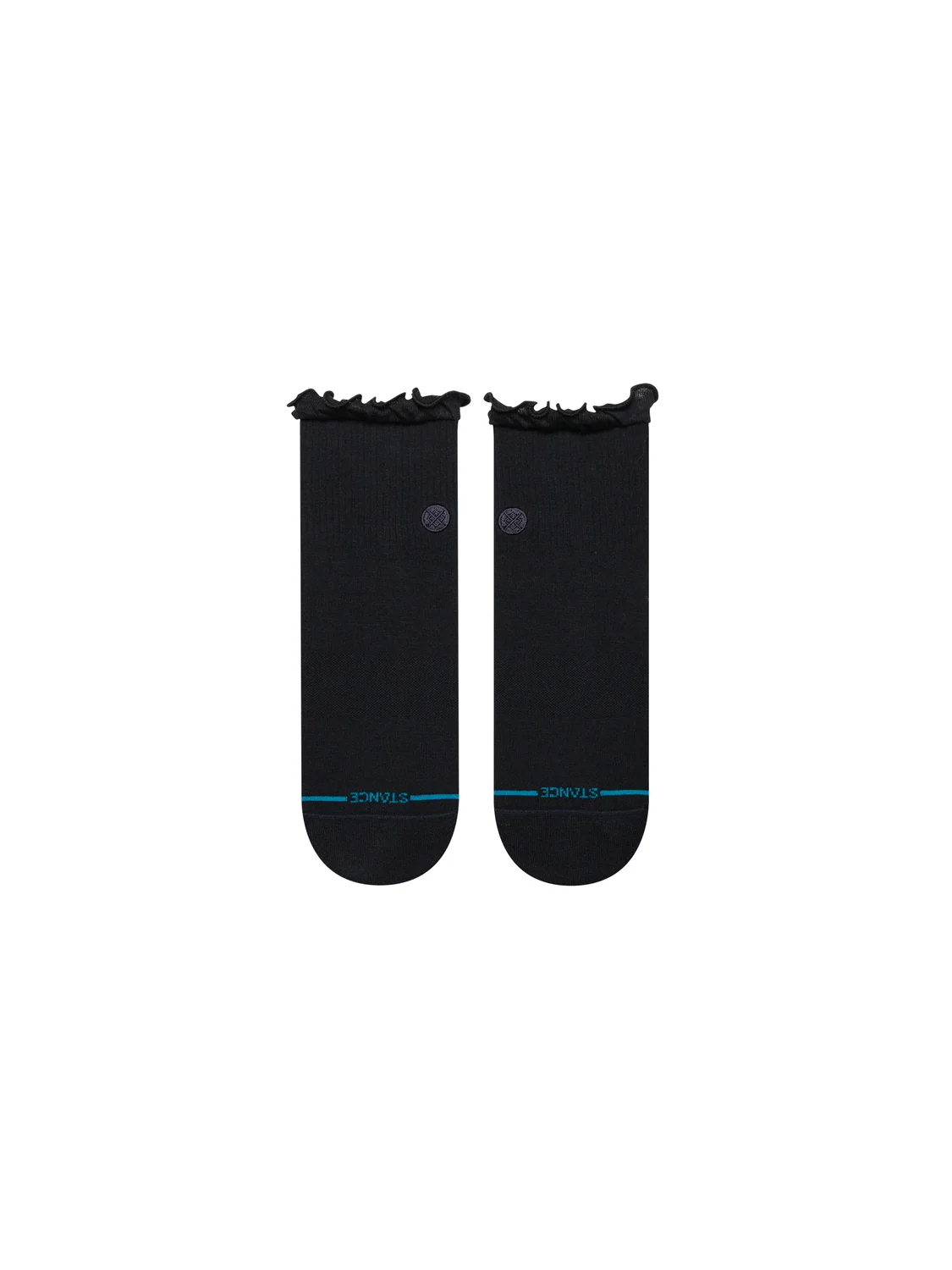 Ruffle Icon Quarter - Black - MD