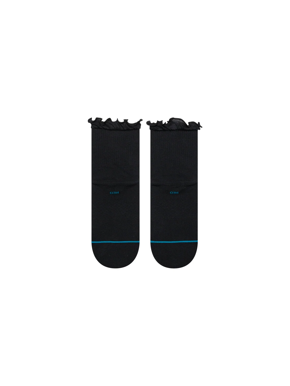 Ruffle Icon Quarter - Black - MD