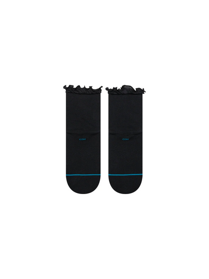 Ruffle Icon Quarter - Black - MD