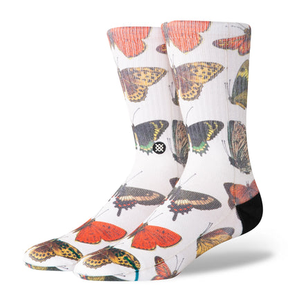 Flutterby Crew Socks - Canvas