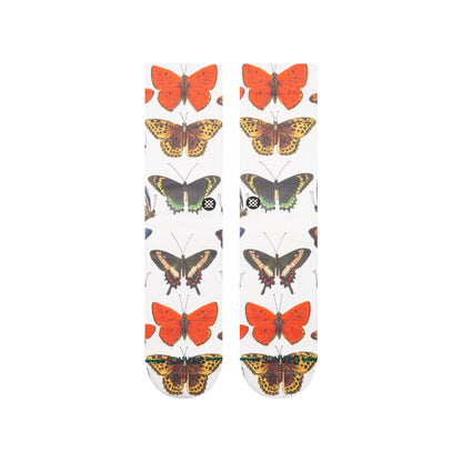 Flutterby Crew Socks - Canvas