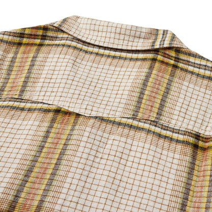 Whippersnapper S/S Shirt White Wash Grid Plaid