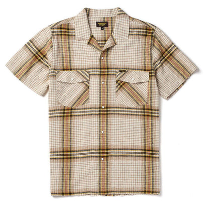 Whippersnapper S/S Shirt White Wash Grid Plaid