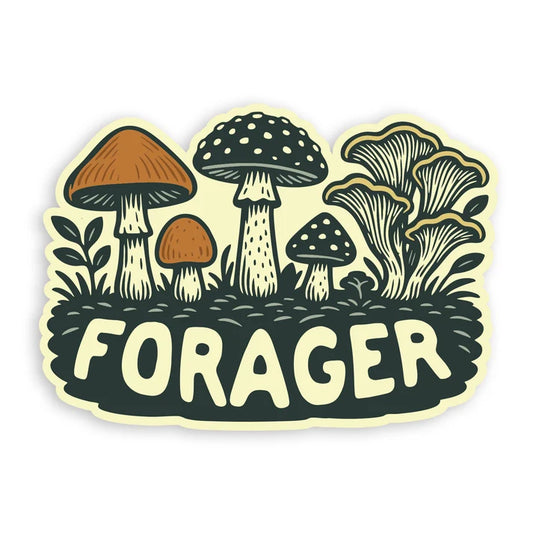 Forager Mushroom Sticker