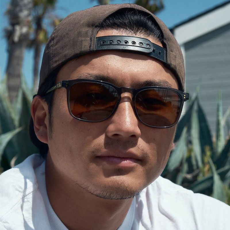 Wiley Sunglasses Slate Crystal/Vibrant Brown Polarised Lenses