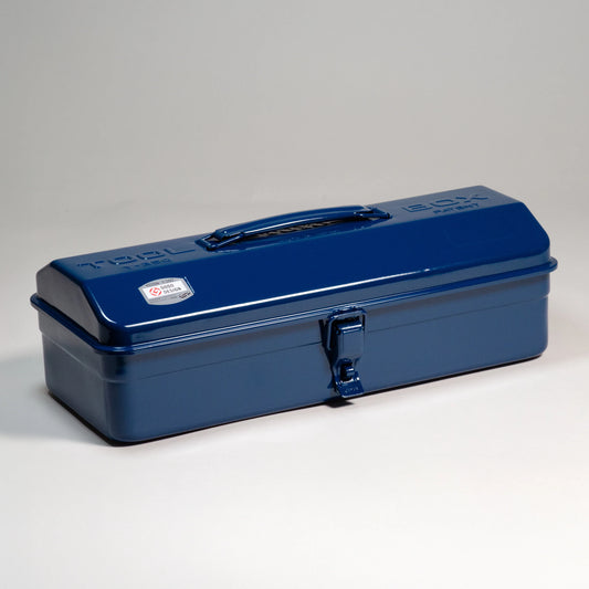 Steel Toolbox w/ Top Handle and Camber Lid - Indigo
