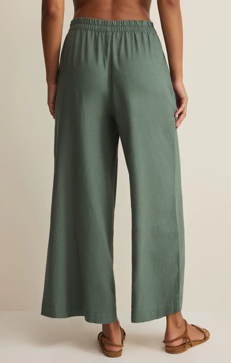 Scout Linen Pant - Everglade