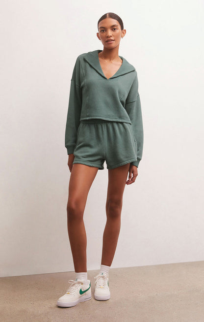 Soho Fleece Sweatshirt - Calypso Green