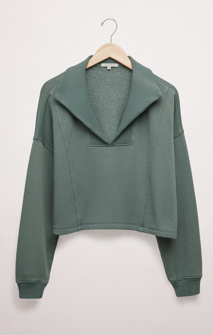 Soho Fleece Sweatshirt - Calypso Green