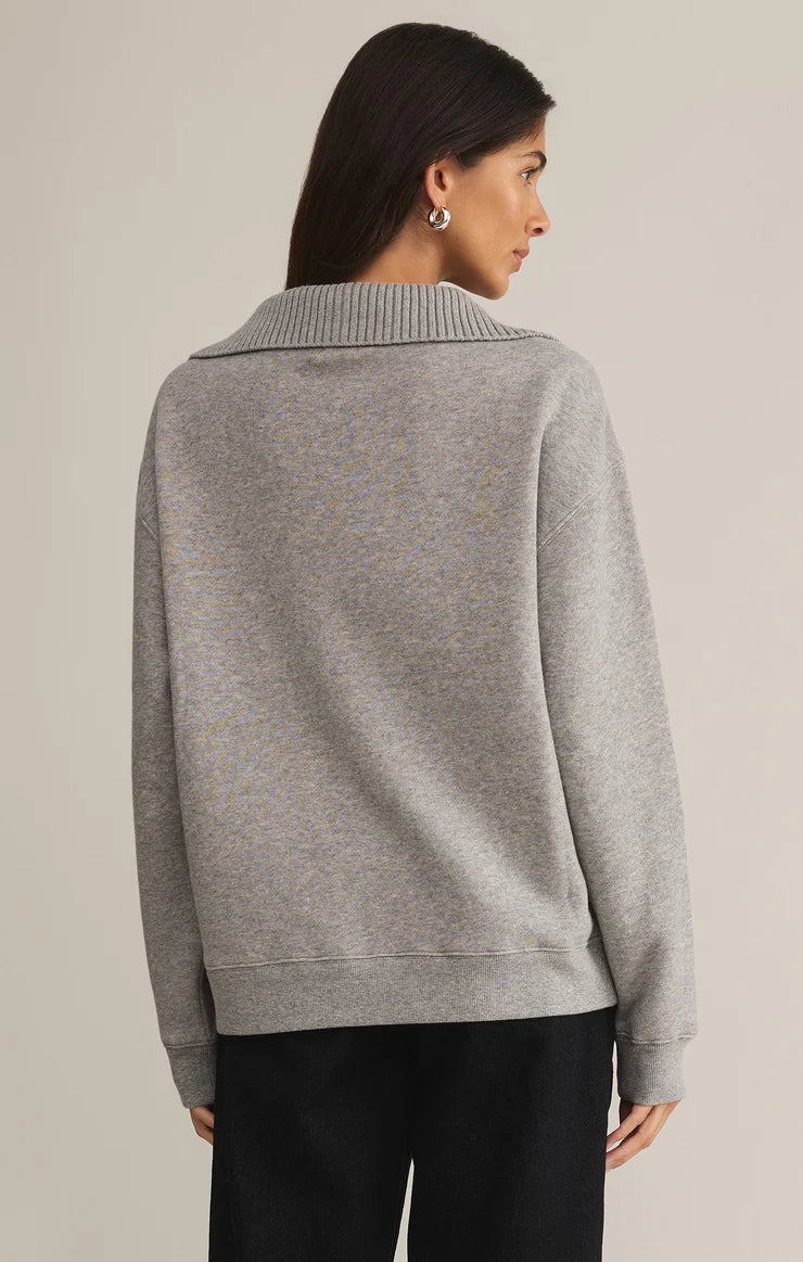 Sonata Fleece Sweatshirt - Heather Grey