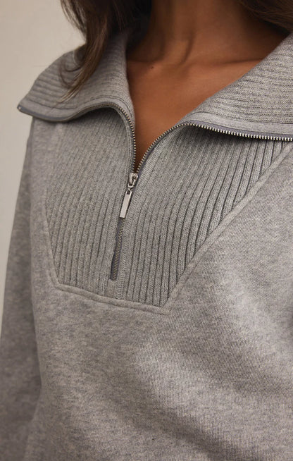 Sonata Fleece Sweatshirt - Heather Grey