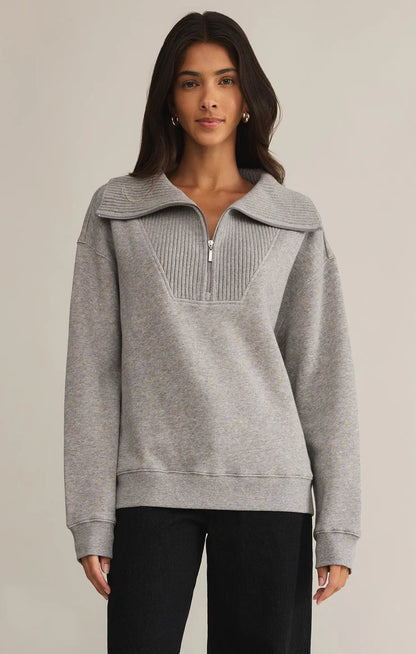 Sonata Fleece Sweatshirt - Heather Grey