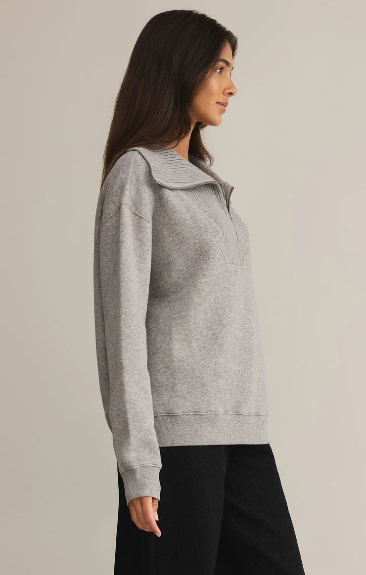 Sonata Fleece Sweatshirt - Heather Grey