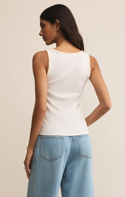 Jaidynn Whipstitch Rib Tank
