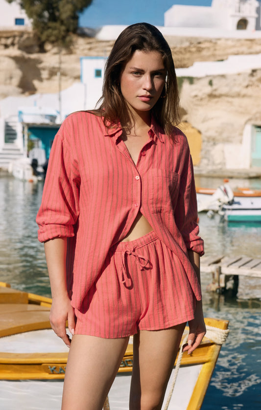 The Perfect Striped Button Up - Gelato