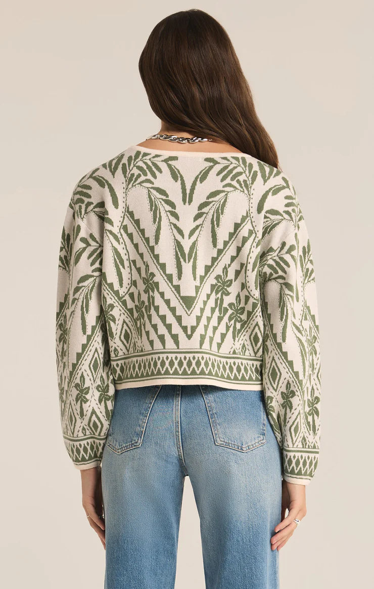 Yeva Sweater - Palm Green