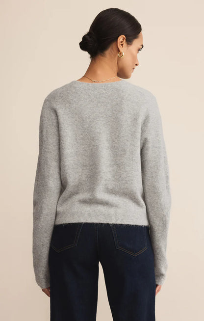 Medina Cardigan - Light Heather Grey