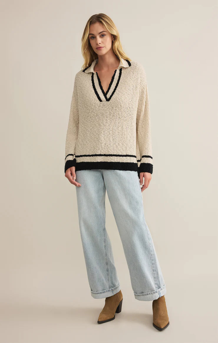 Hammond Polo Sweater - Natural