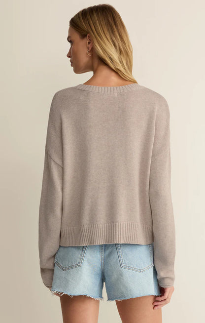 Sienna Patriot Sweater - Natural Heather