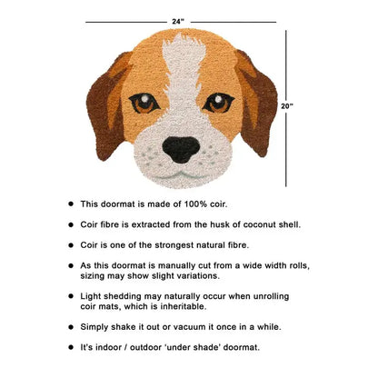 Beagle Face Doormat