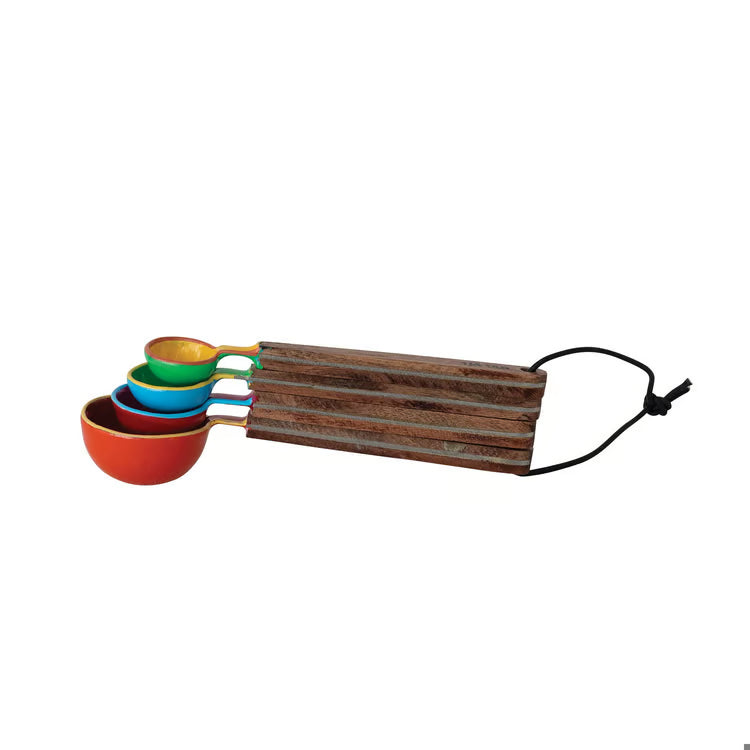 S/4 Enameled Stainless Steel Measuring