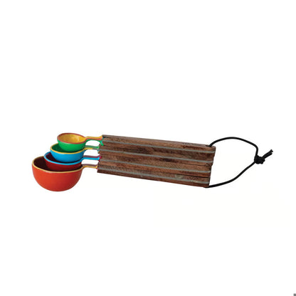 S/4 Enameled Stainless Steel Measuring