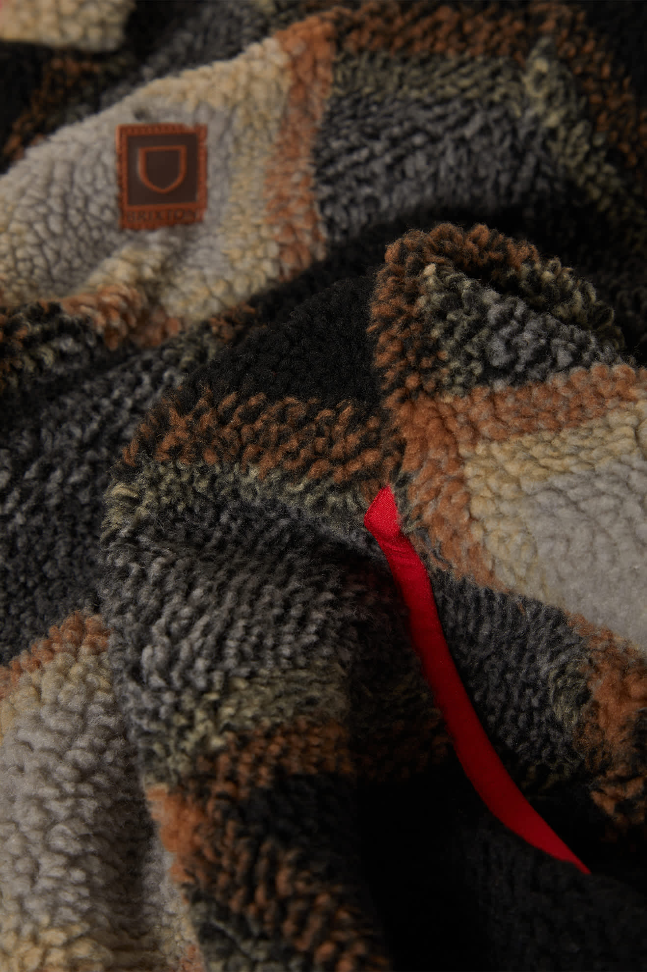 Buffalo Plaid Sherpa - Black/Cream