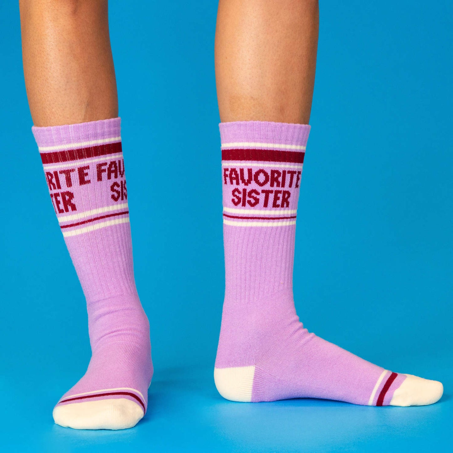 Favorite Sister Gym Crew Socks