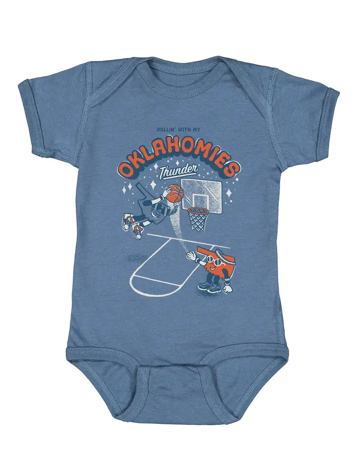 Thunder Oklahomies Onesie - Blue