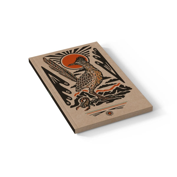 Roadrunner Out West Kraft Layflat Notebook