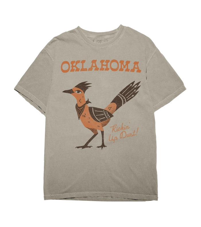 Oklahoma Roadrunner Tee - Sandstone