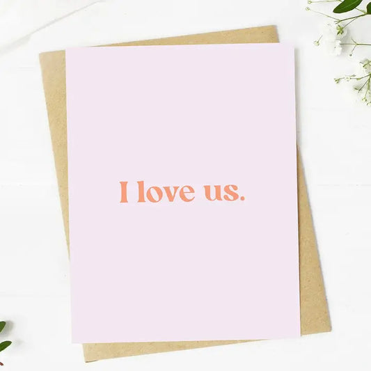 I Love Us Card