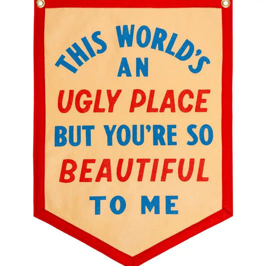 The World's An Ugly Place Camp Flag