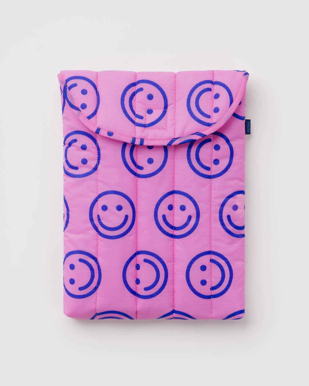 Puffy Laptop Sleeve 13"/14" - Pop Pink Happy