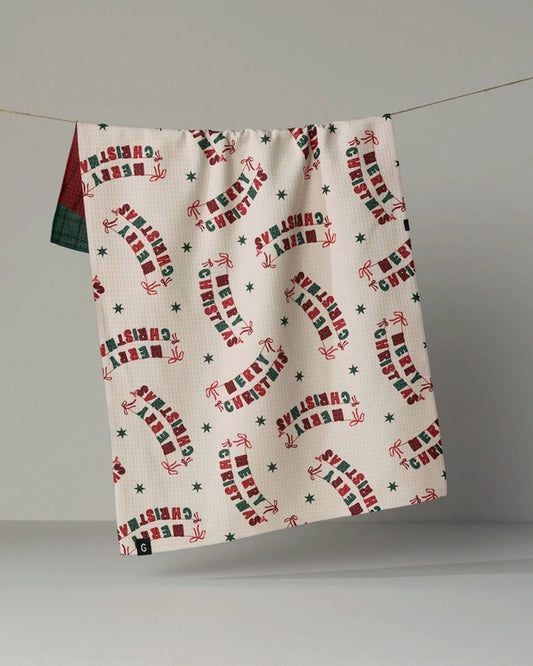 Christmas Crafts Luxe Kitchen Towel
