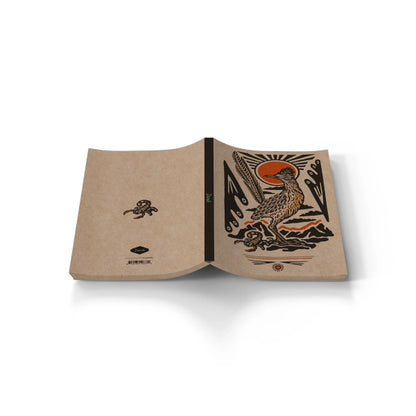 Roadrunner Out West Kraft Layflat Notebook